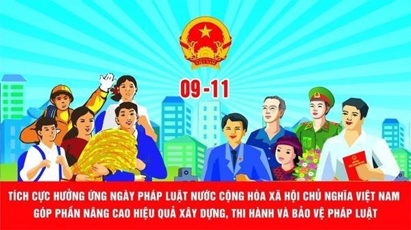 Hưởng ứng Ngày pháp luật Việt Nam 9/11.